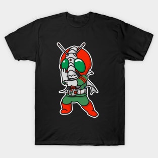 Kamen Rider V3 Chibi Style Kawaii T-Shirt